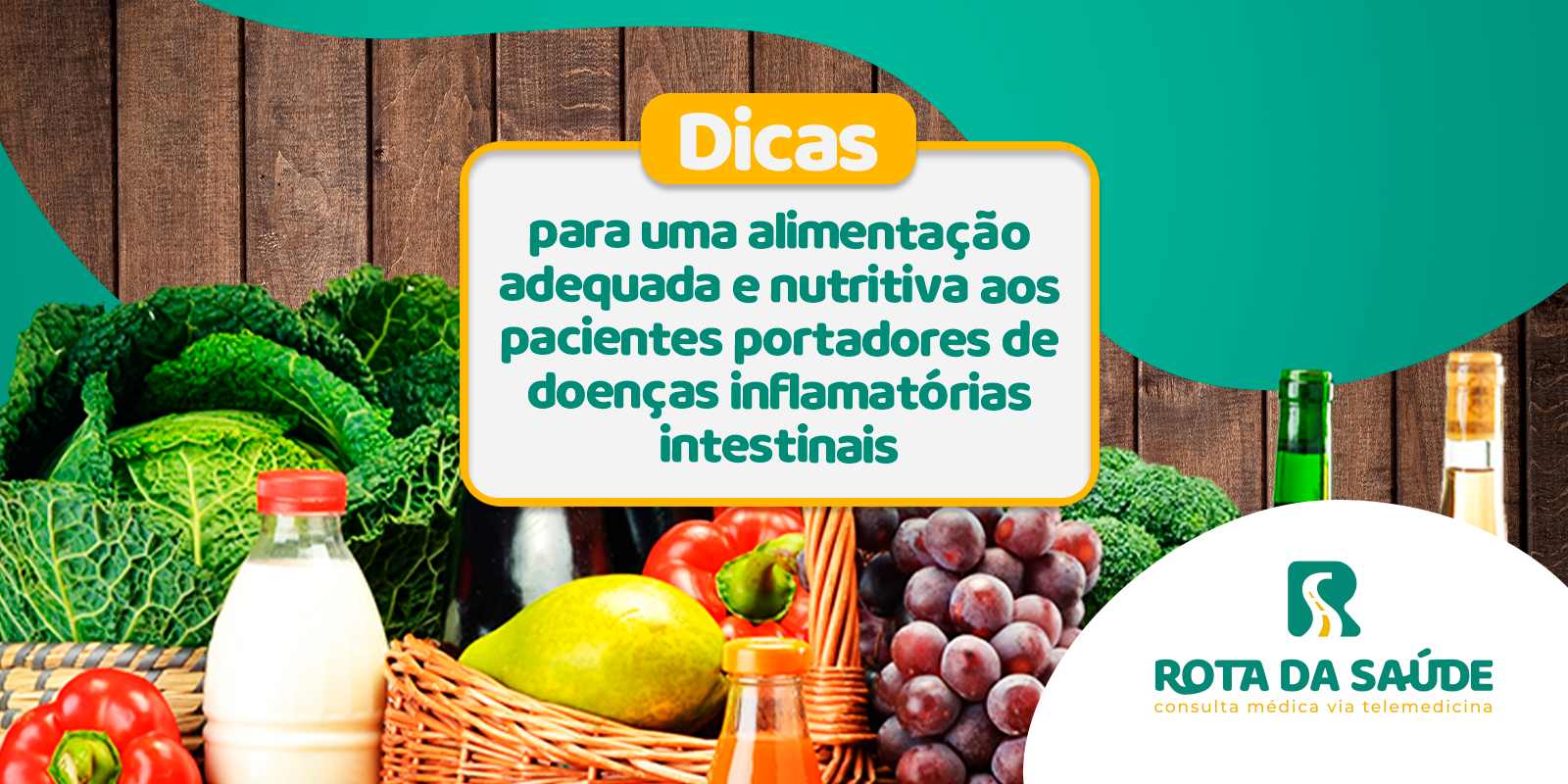 Doenças Inflamatórias Intestinais: alimentação adequada